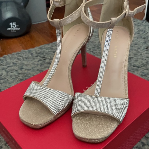 Kelly & Katie Shoes - KELLY & KATIE rhinestone heeled sandals